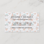 Carte De Visite Joli Motif Sloth (Dos)