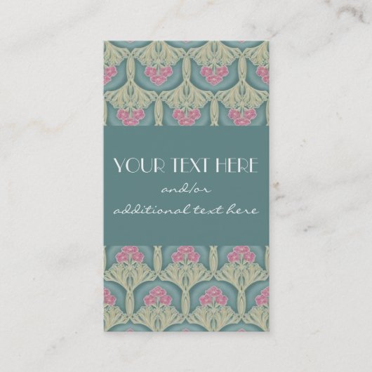 Carte De Visite Joli pétales (Devant)