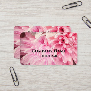 Carte De Visite joli pétales de fleurs rose pâle sur mesure