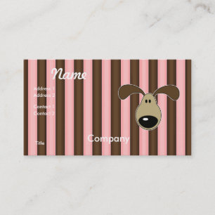 Carte De Visite Joli Petit Visage de Chien