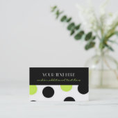 Carte De Visite Joli pois (Debout devant)