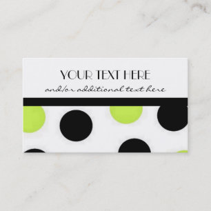 Carte De Visite Joli pois