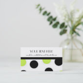 Carte De Visite Joli pois (Debout devant)