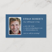 Carte De Visite Joli professionnel chien Walker animal de compagni (Dos)