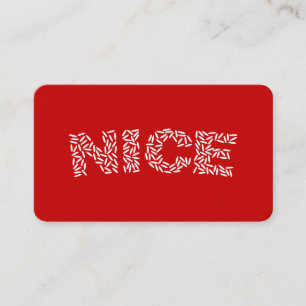 Carte De Visite Joli Riz