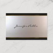 Carte De Visite Joli Script manuscrit Design moderne Attirant (Devant)