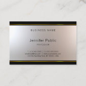 Carte De Visite Joli Script manuscrit Design moderne Attirant (Dos)