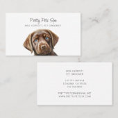 Carte De Visite Joli Spa de marionnettes illustrées (Devant / Derrière)