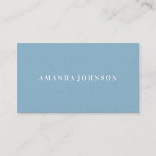 Carte De Visite Joli Spa et Salon de jour élégant et poudré Bleu