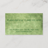 Carte De Visite Joli tournesol jaune et papillon orange (Dos)