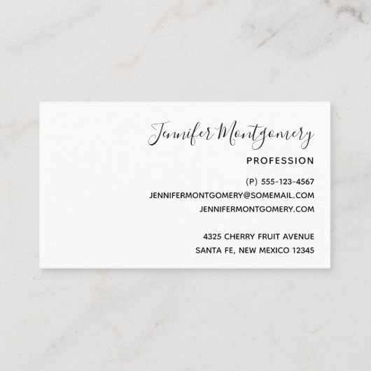 Carte De Visite Joli tournesol Jaune & Motif vert (Dos)