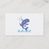 Carte De Visite jolie baleine juteuse (Dos)