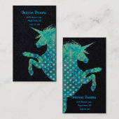 Carte De Visite Jolie Boho Unicorn (Devant / Derrière)