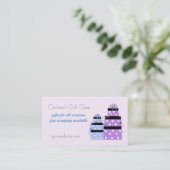 Carte De Visite Jolie boutique de forfaits (Debout devant)