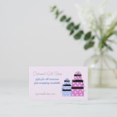 Carte De Visite Jolie boutique de forfaits (Debout devant)