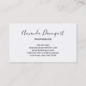 Carte De Visite Jolie Curious écureuil Nature Photographie (Dos)