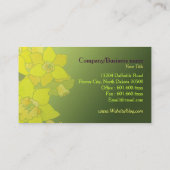 Carte De Visite Jolie Daffodils Monogramme (Dos)