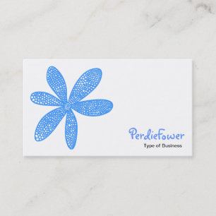 Carte De Visite Jolie Fleur - Bébé Bleu 6699FF