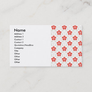Carte De Visite Jolie fleur japonaise (de Kawaii)