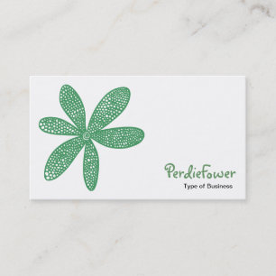 Carte De Visite Jolie Fleur - Vert Armée 669966