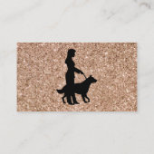 Carte De Visite Jolie garde d'enfants d'animal familier de (Dos)