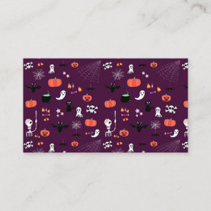Carte De Visite Jolie Halloween créatif et effrayant