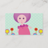 Carte De Visite Jolie Lana Lea Traverse Les Fleurs (Dos)