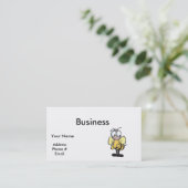 Carte De Visite jolie petite abeille bourdon (Debout devant)