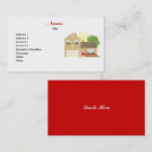 Carte De Visite Jolie petite maison (Devant / Derrière)