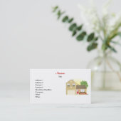 Carte De Visite Jolie petite maison (Debout devant)