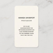 Carte De Visite Jolie photo d'une fleur de Lotus dans un étang (Dos)