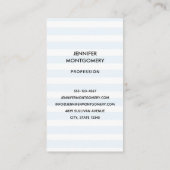 Carte De Visite Jolie Sloth portant une chemise (Dos)