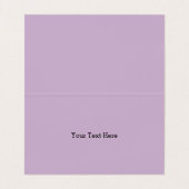 Carte De Visite Jolies Abstraites brindilles de violet vert jaune  (Intérieur déplié)