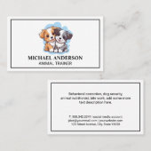 Carte De Visite Jolies chiots (Devant / Derrière)