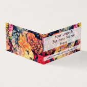 Carte De Visite Jolies fleurs d'automne couleurs rustiques (Extérieur)