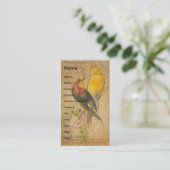 Carte De Visite Jolies oiseaux (Debout devant)