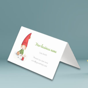 Carte De Visite Jolis jouets de lutin de Noël