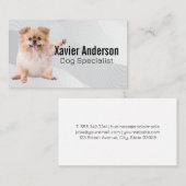 Carte De Visite Jolis services pour chiens et animaux (Devant / Derrière)