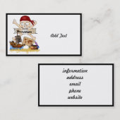 Carte De Visite Jolly roger, Bateau pirate & Poitrine de pirate (Devant / Derrière)