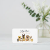 Carte De Visite JollyKins mignon animal assis (Debout devant)