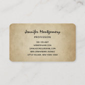 Carte De Visite Jote Red Fox Wilderness Nature Photographie (Dos)