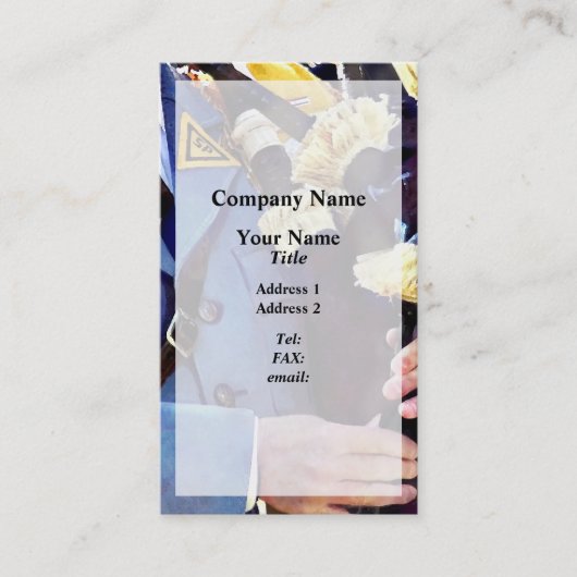 Carte De Visite Jouer le tuyau (Devant)