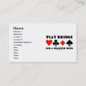 Carte De Visite Jouer Pont Pour Un Esprit Plus Clair (Quatre Costu (Devant)