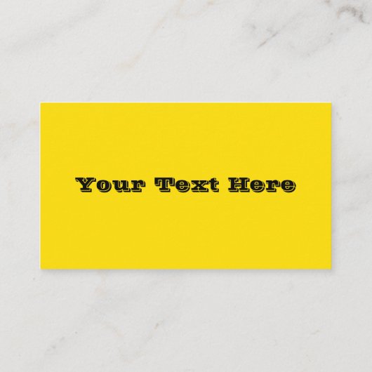 Carte De Visite Jouet en caoutchouc Jaune Automne Automne Chute Co (Dos)