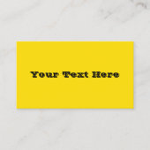 Carte De Visite Jouet en caoutchouc Jaune Automne Automne Chute Co (Devant)