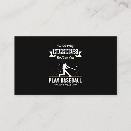 Carte De Visite Joueur de baseball (Devant)