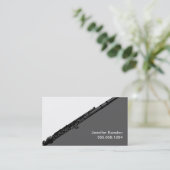 Carte De Visite Joueur de flûte Musicien Instrument Studio (Debout devant)