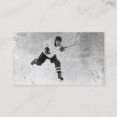 Carte De Visite Joueur de hockey sur glace (Dos)