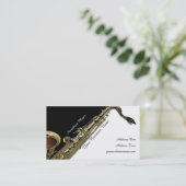 Carte De Visite Joueur de saxophone (Debout devant)