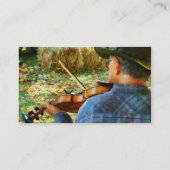 Carte De Visite Joueur de violon (Dos)